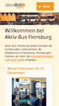 Mobile Screenshot of aktiv-bus.de